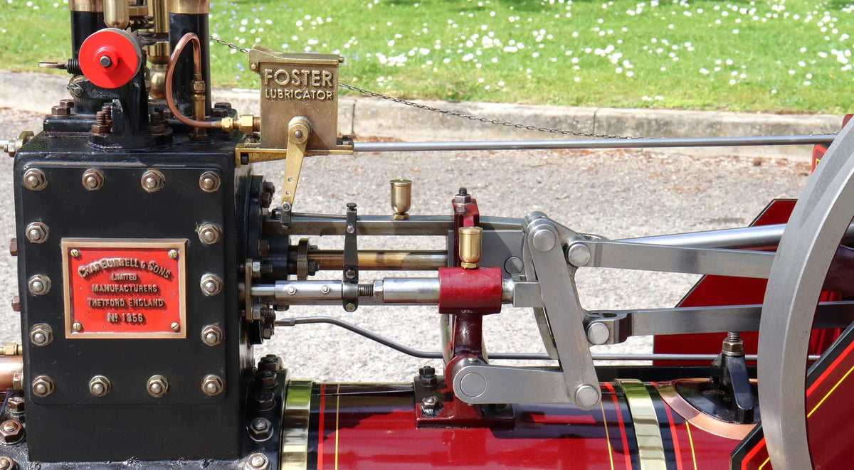 4 inch scale 6nhp Burrell agricultural engine with water bowser