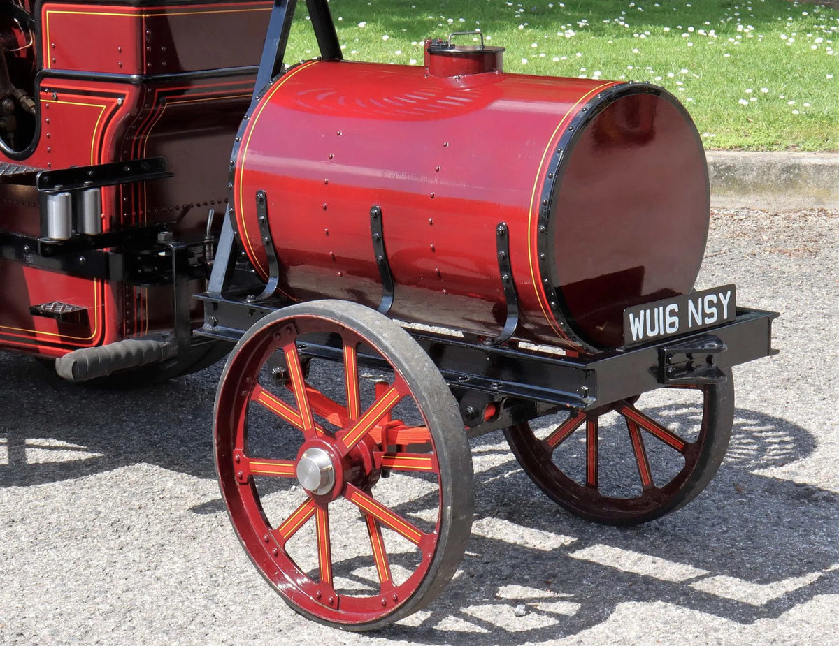 4 inch scale 6nhp Burrell agricultural engine with water bowser