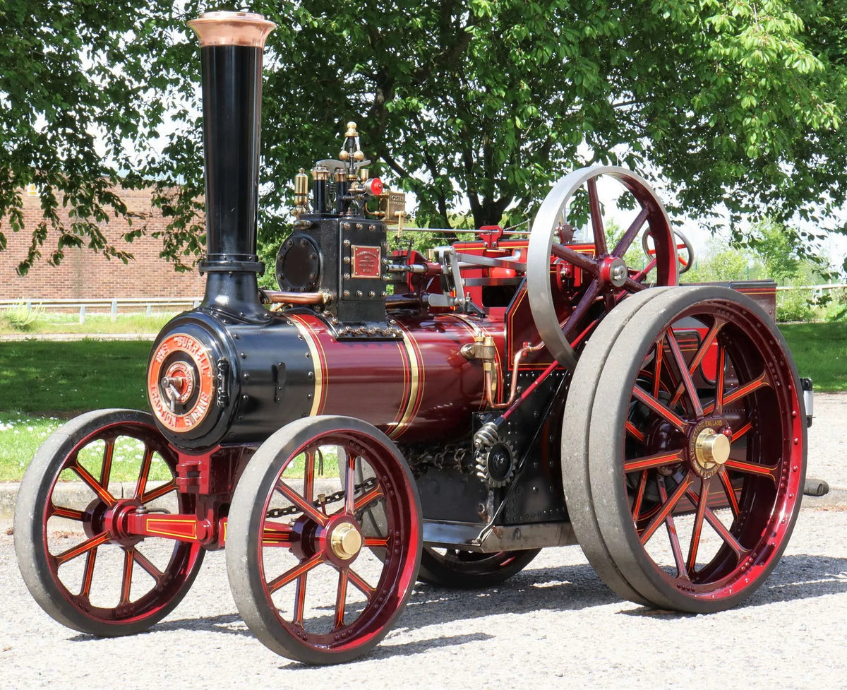 4 inch scale 6nhp Burrell agricultural engine with water bowser
