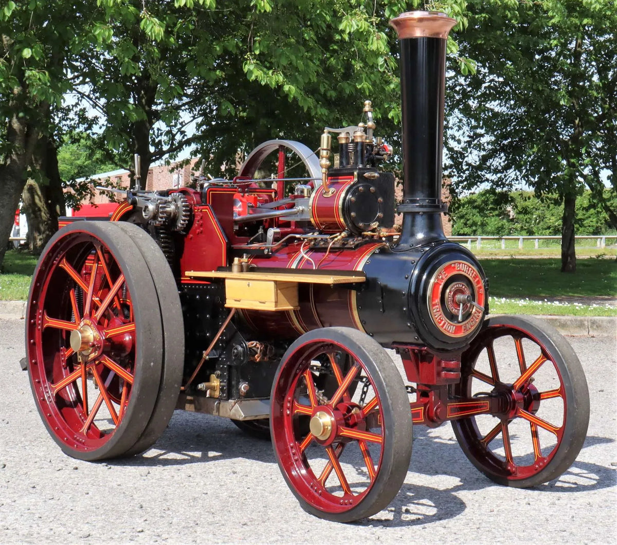 4 inch scale 6nhp Burrell agricultural engine with water bowser