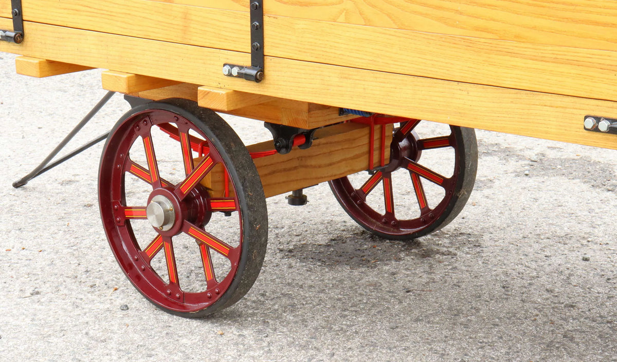 4 inch scale traction wagon