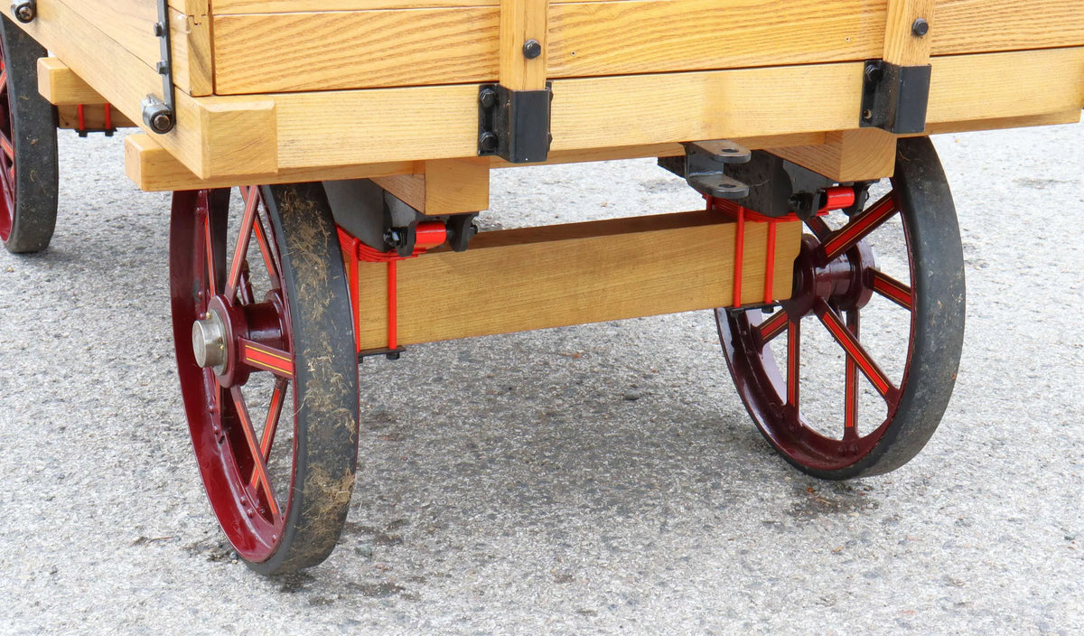 4 inch scale traction wagon