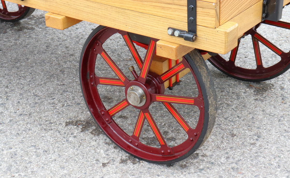 4 inch scale traction wagon