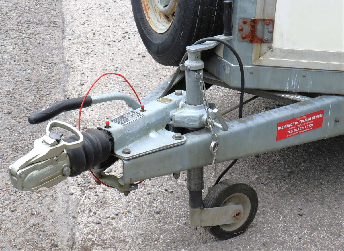 Ifor Williams two wheeled box trailer with winch