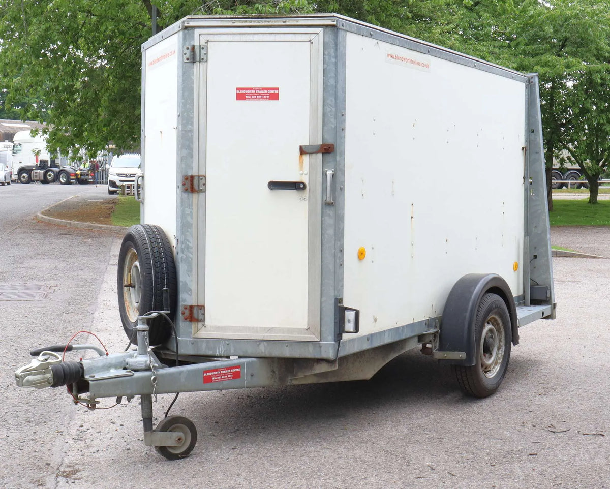 Ifor Williams two wheeled box trailer with winch