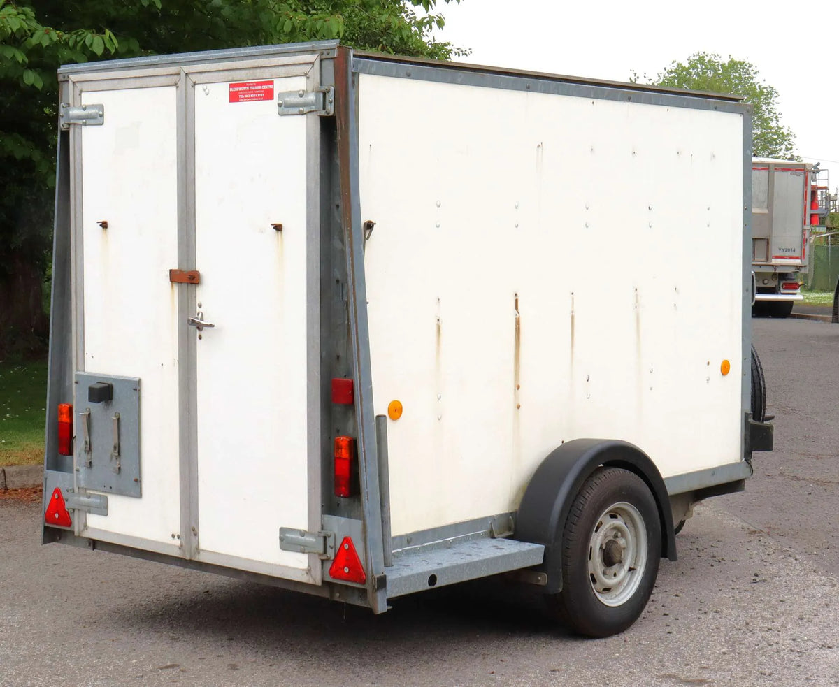 Ifor Williams two wheeled box trailer with winch