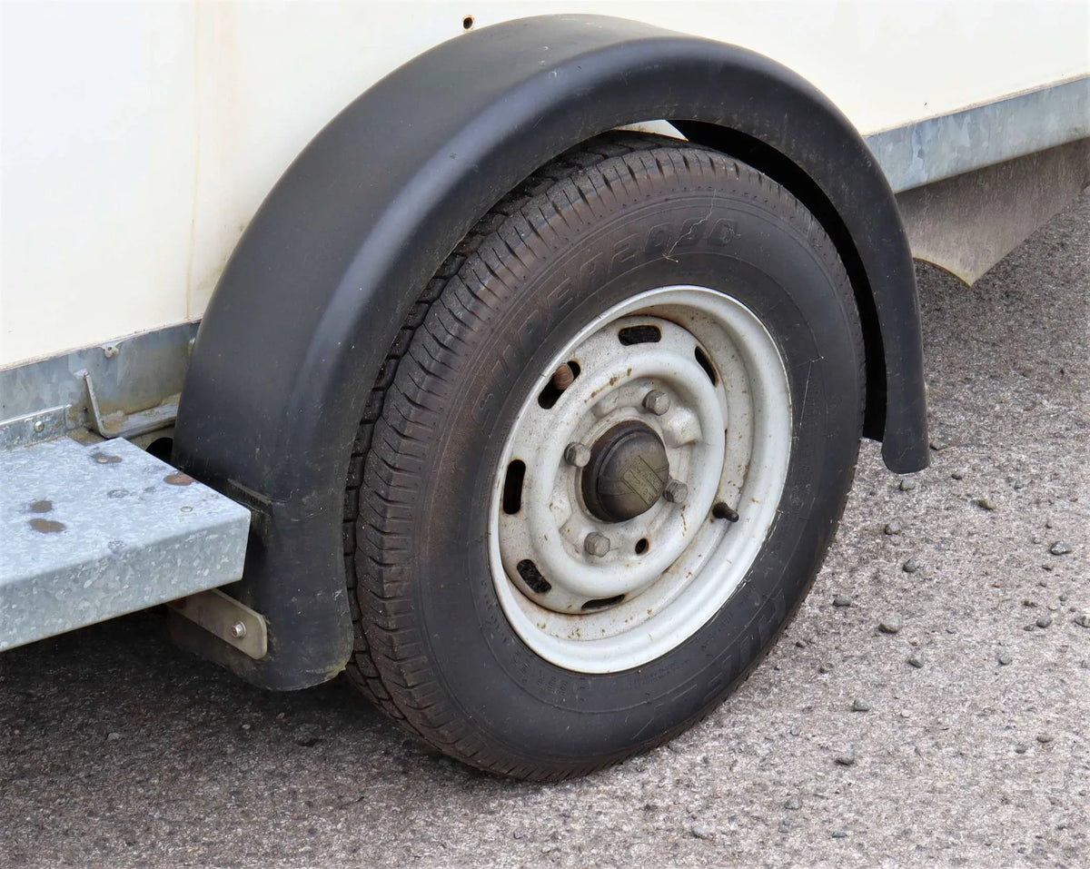 Ifor Williams two wheeled box trailer with winch