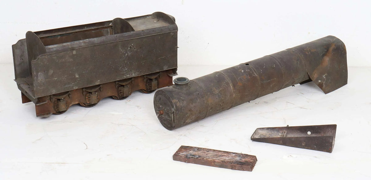 2 1/2 inch gauge eight-wheel tender & boiler cladding