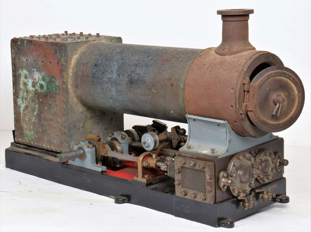 Undertype compound semi-portable engine