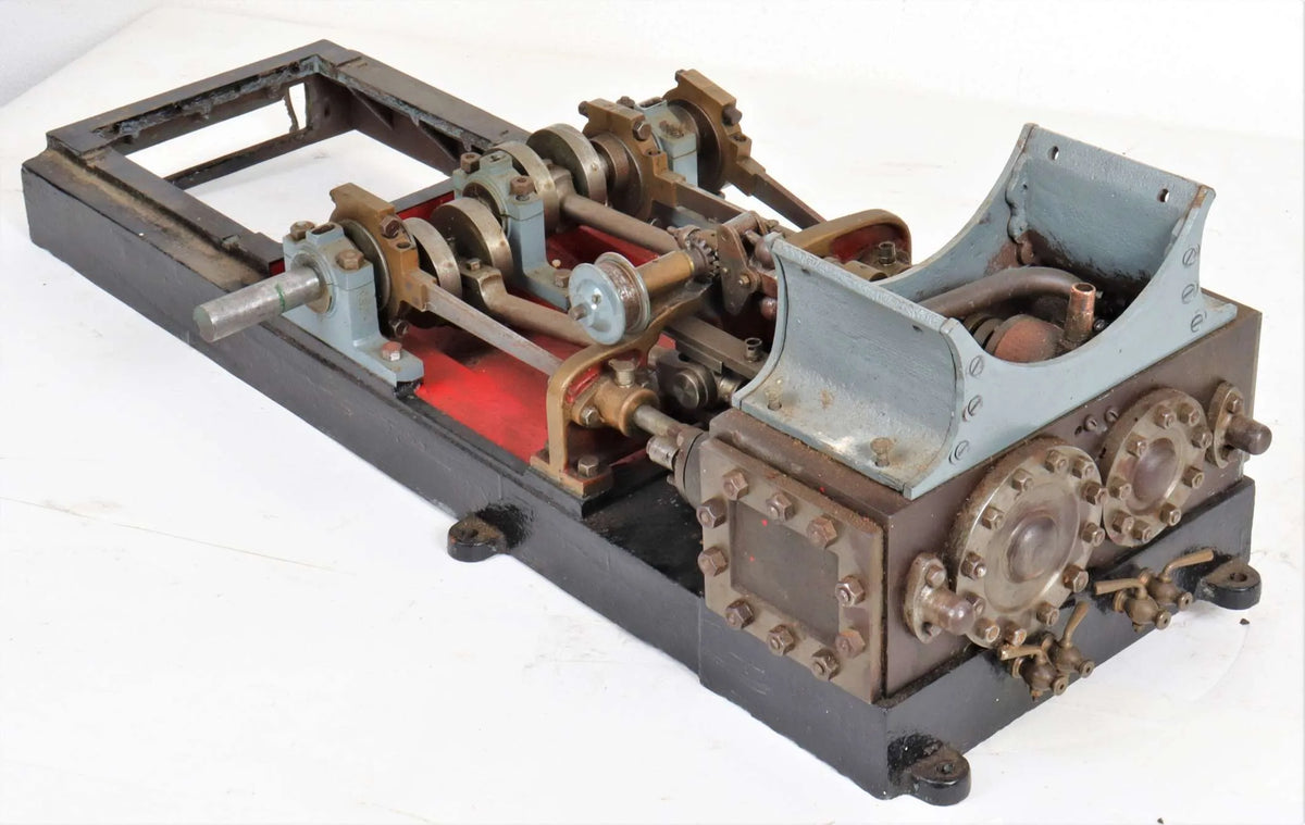 Undertype compound semi-portable engine