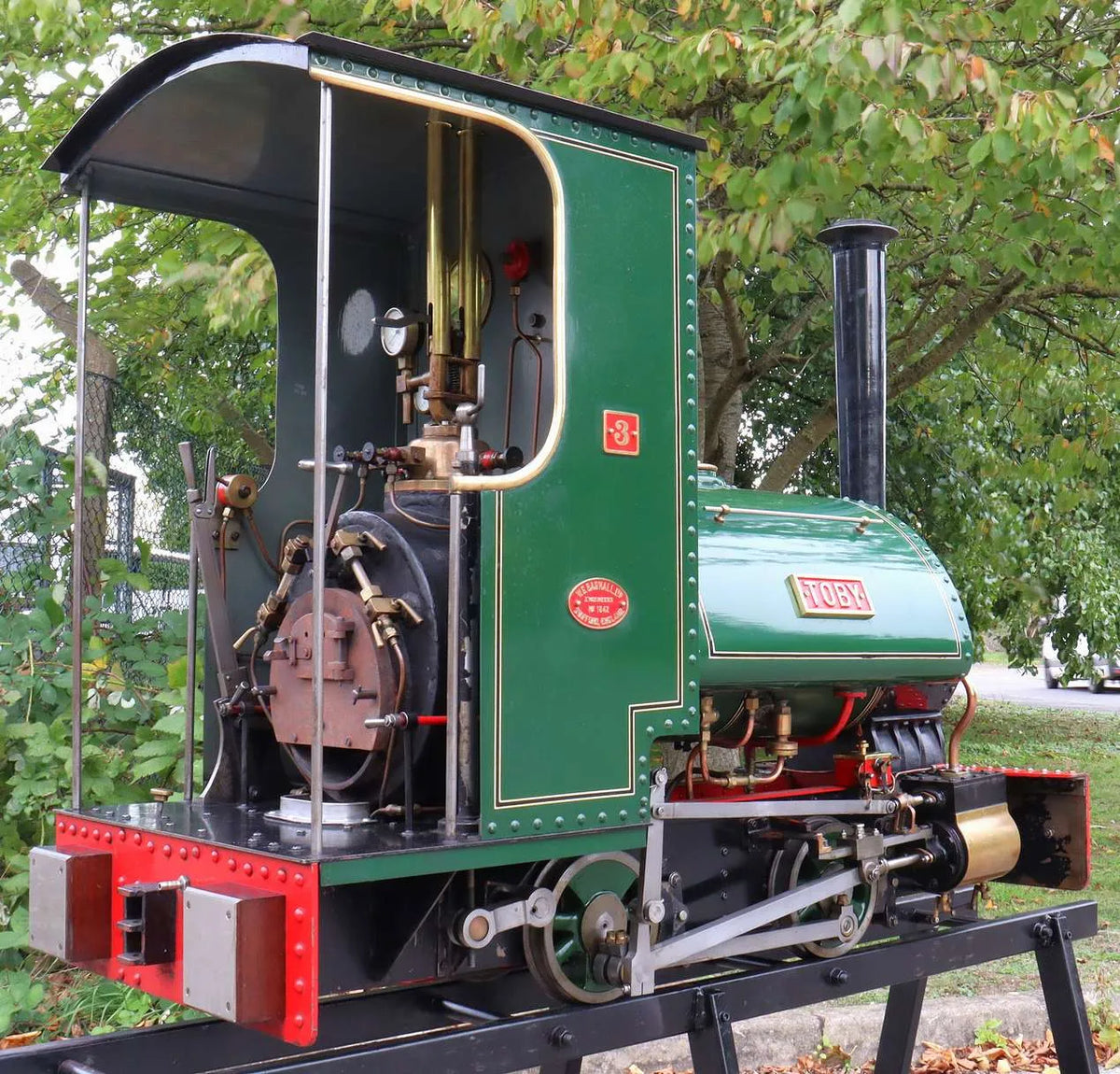 7 1/4 inch narrow gauge Bagnall 0-4-0ST