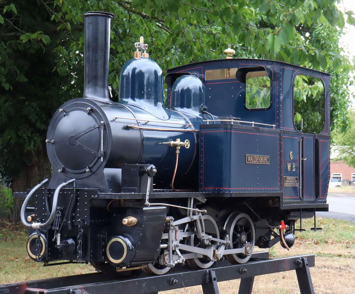 7 1/4 inch narrow gauge Waldenburg 0-6-0T with bogie driving truck