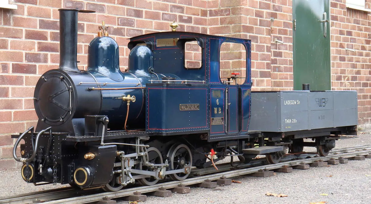 7 1/4 inch narrow gauge Waldenburg 0-6-0T with bogie driving truck