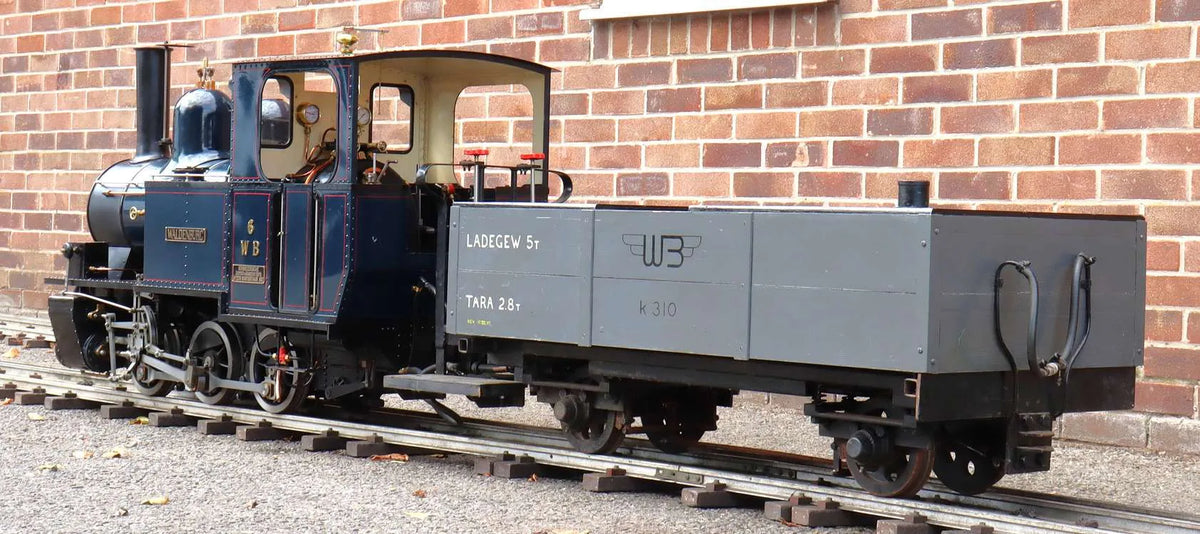 7 1/4 inch narrow gauge Waldenburg 0-6-0T with bogie driving truck