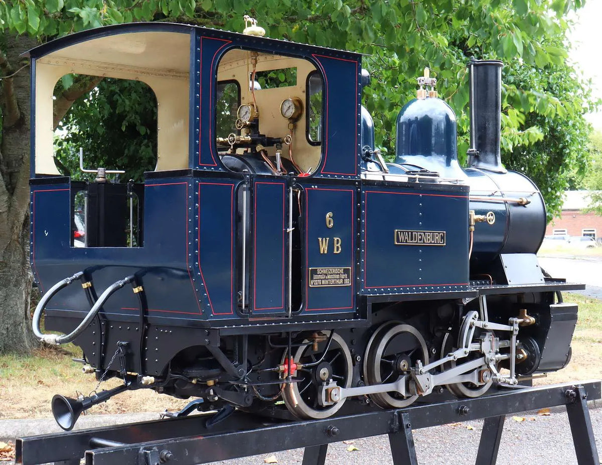 7 1/4 inch narrow gauge Waldenburg 0-6-0T with bogie driving truck