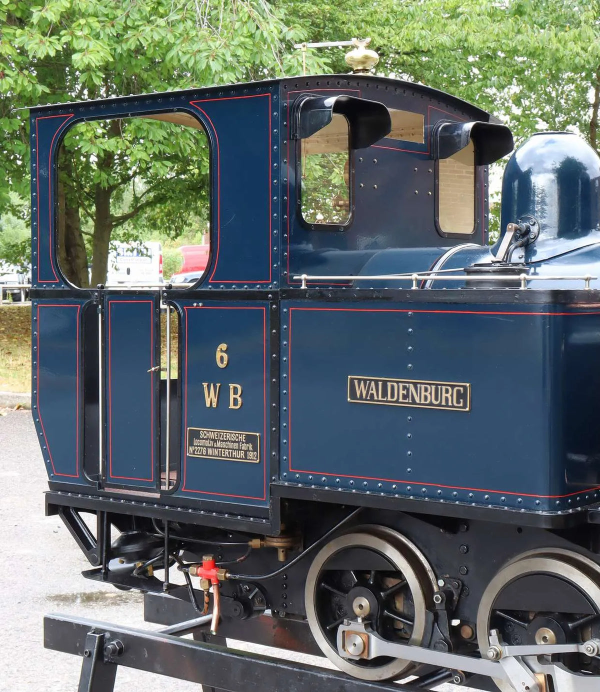 7 1/4 inch narrow gauge Waldenburg 0-6-0T with bogie driving truck