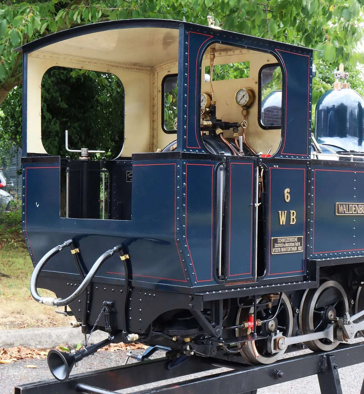 7 1/4 inch narrow gauge Waldenburg 0-6-0T with bogie driving truck
