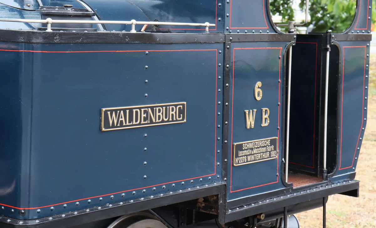 7 1/4 inch narrow gauge Waldenburg 0-6-0T with bogie driving truck