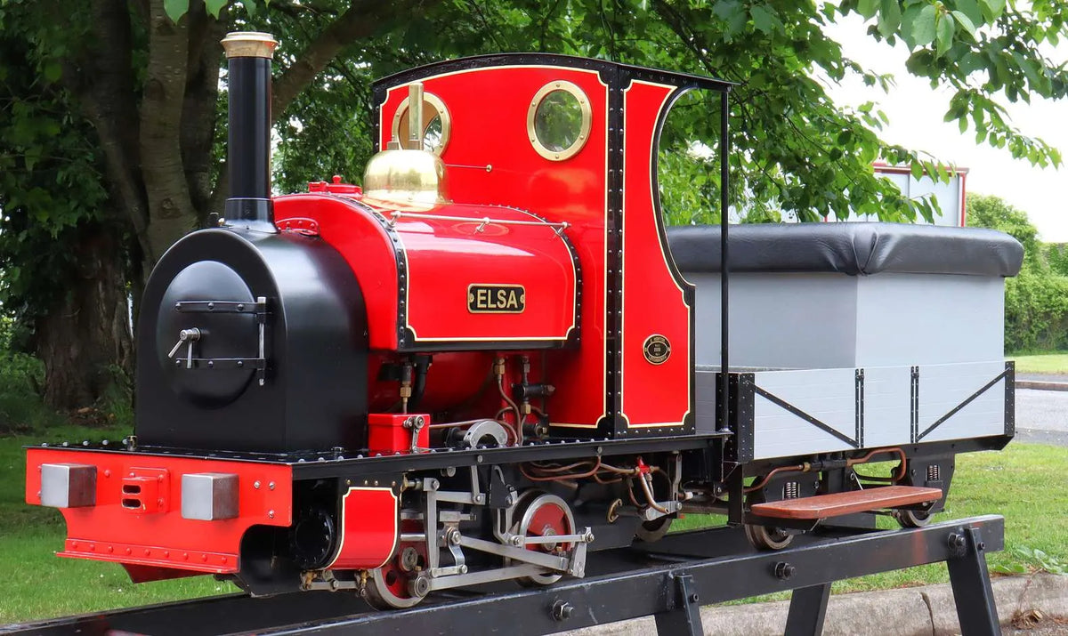 7 1/4 inch narrow gauge 0-4-0ST with driving truck