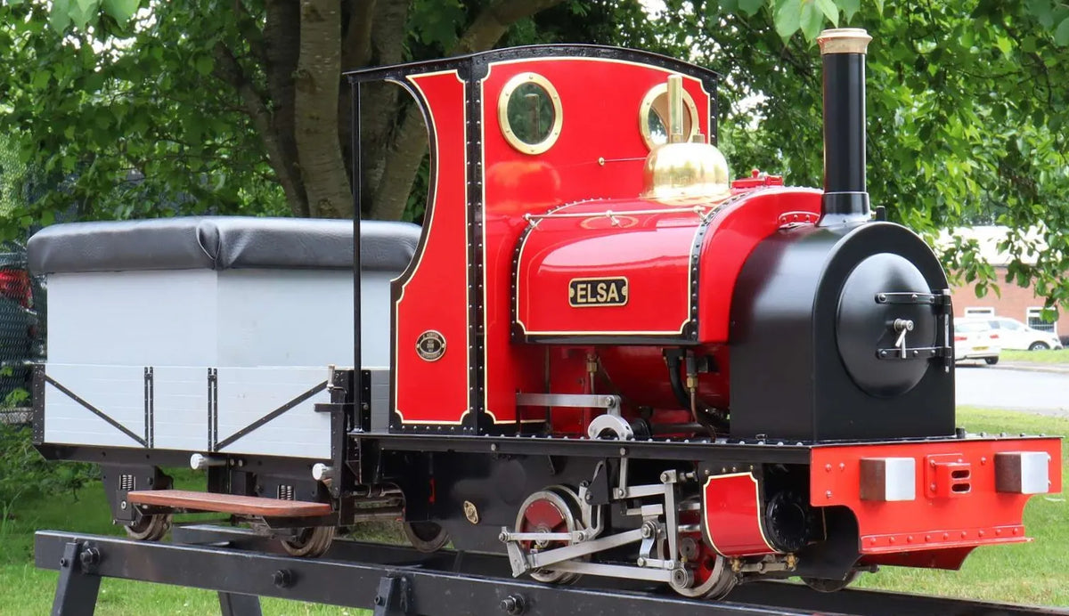7 1/4 inch narrow gauge 0-4-0ST with driving truck