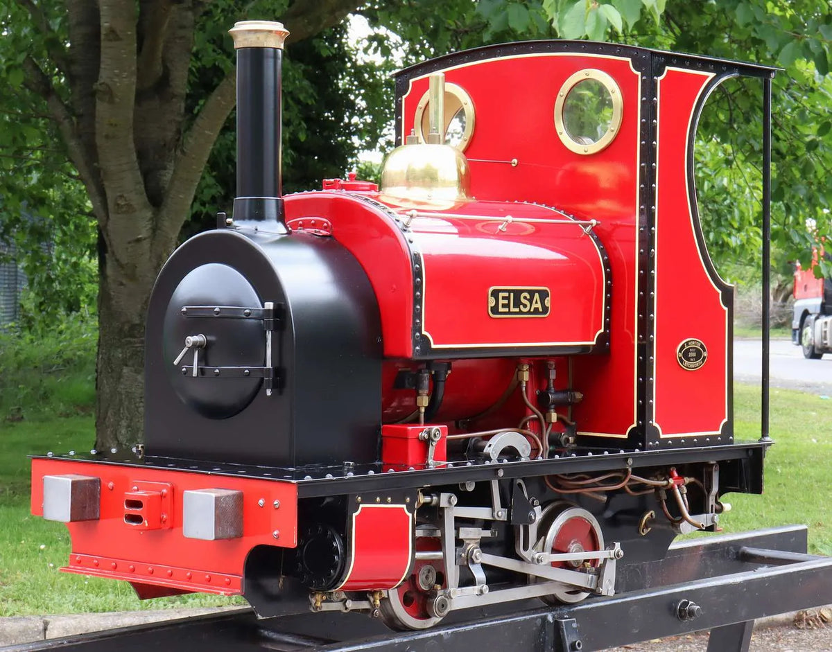 7 1/4 inch narrow gauge 0-4-0ST with driving truck