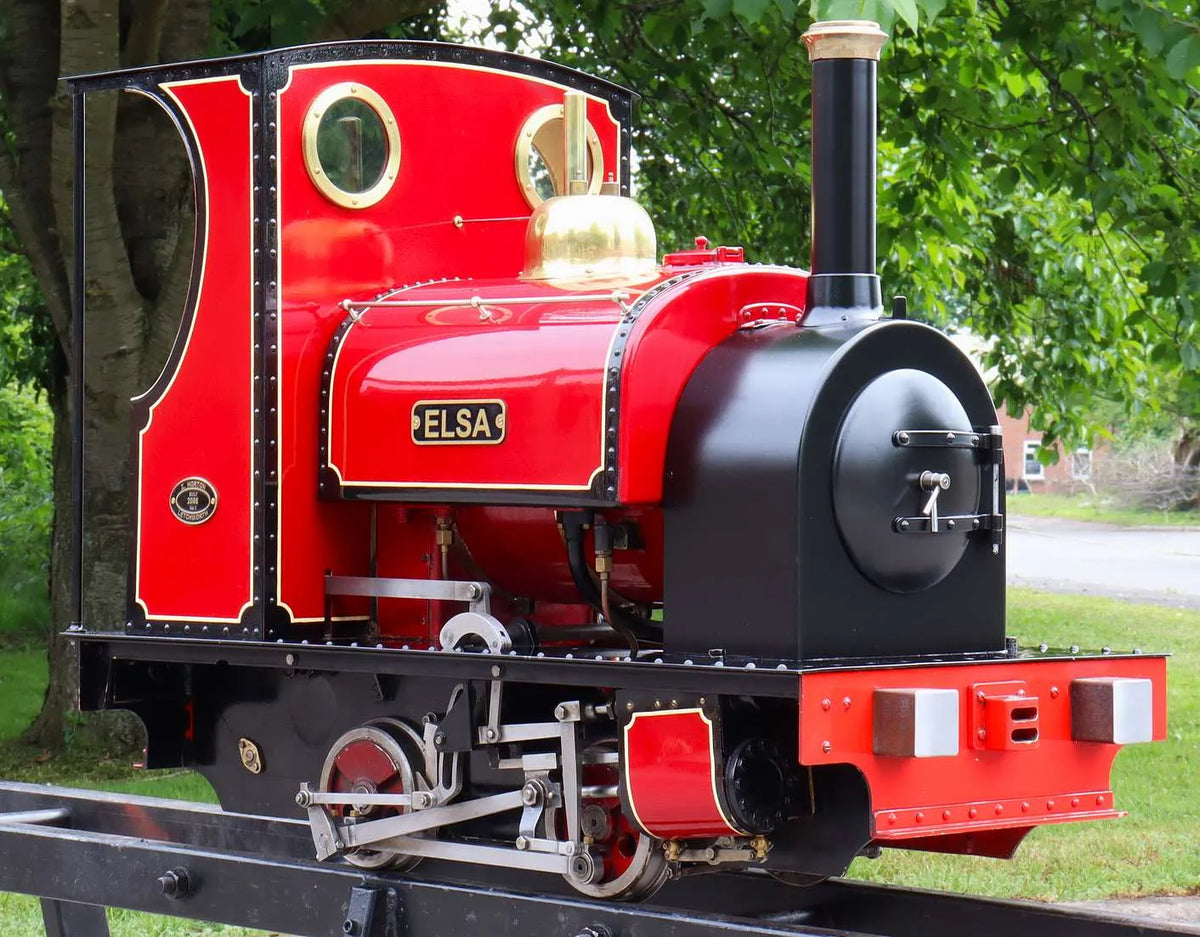 7 1/4 inch narrow gauge 0-4-0ST with driving truck