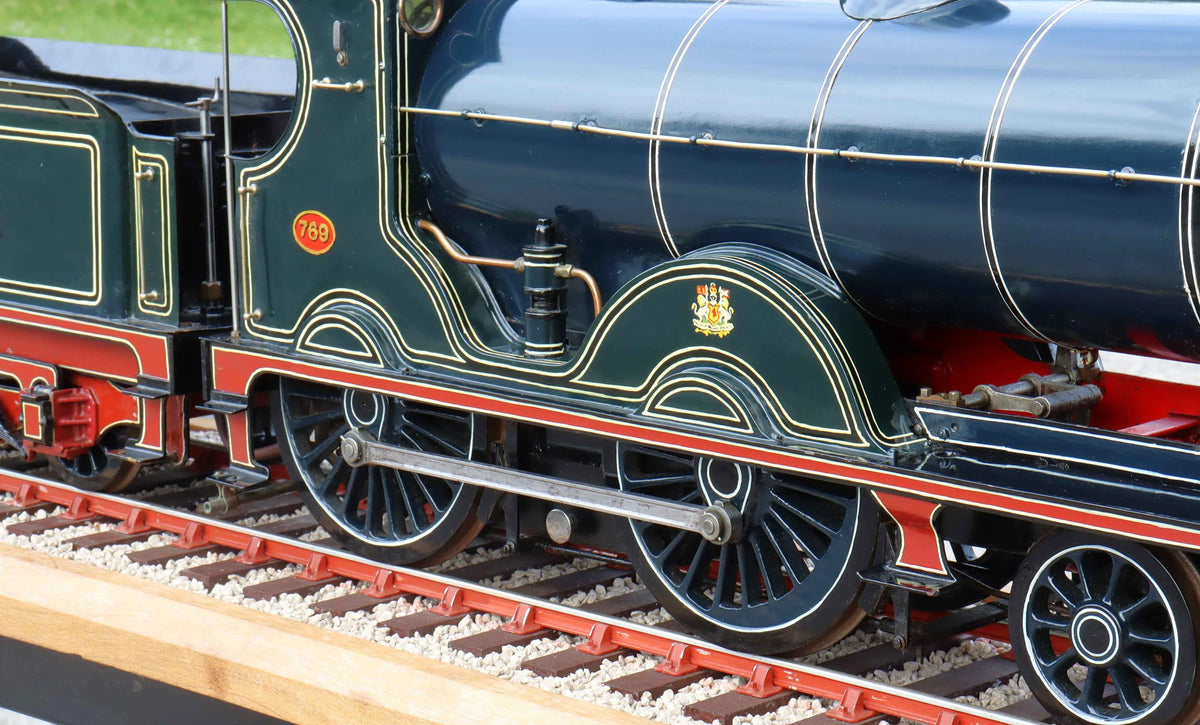 3 1/2 inch gauge Caledonian Railway "Dunalastair" 4-4-0