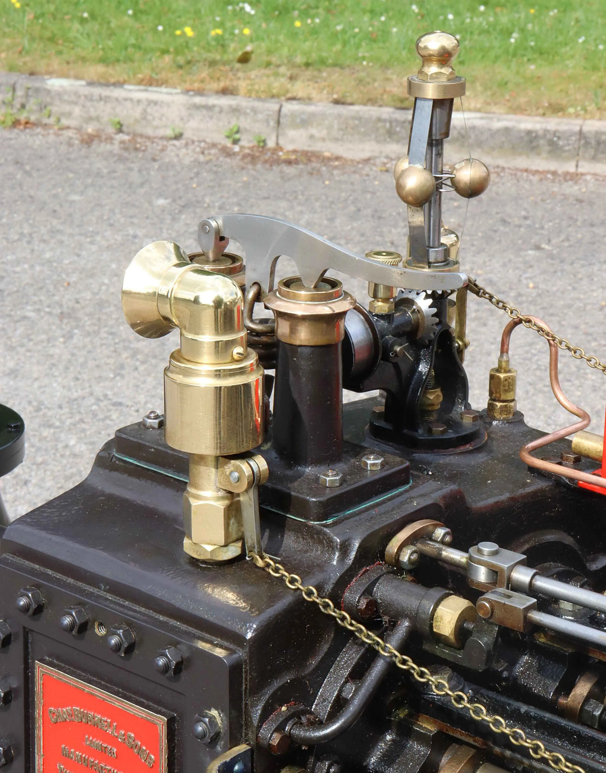 4 inch scale Burrell DCC road locomotive
