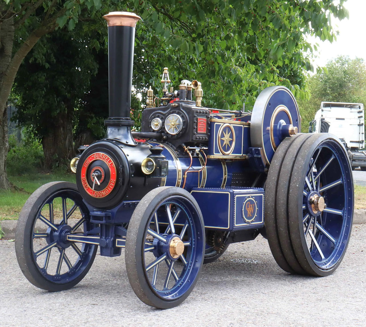 4 inch scale Burrell DCC road locomotive