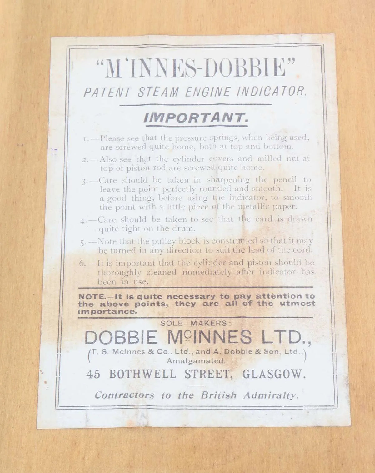 McInnes-Dobbie indicator