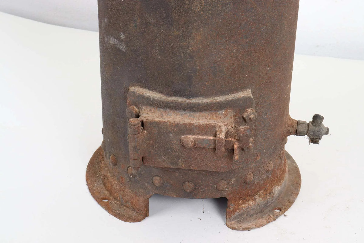 Rivetted steel vertical boiler