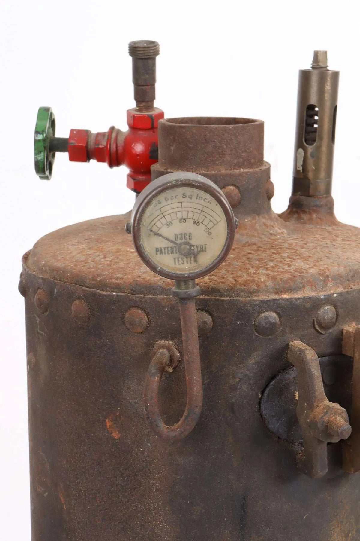 Rivetted steel vertical boiler