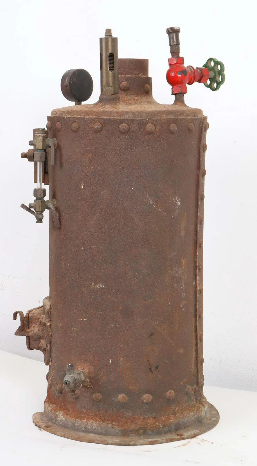 Rivetted steel vertical boiler