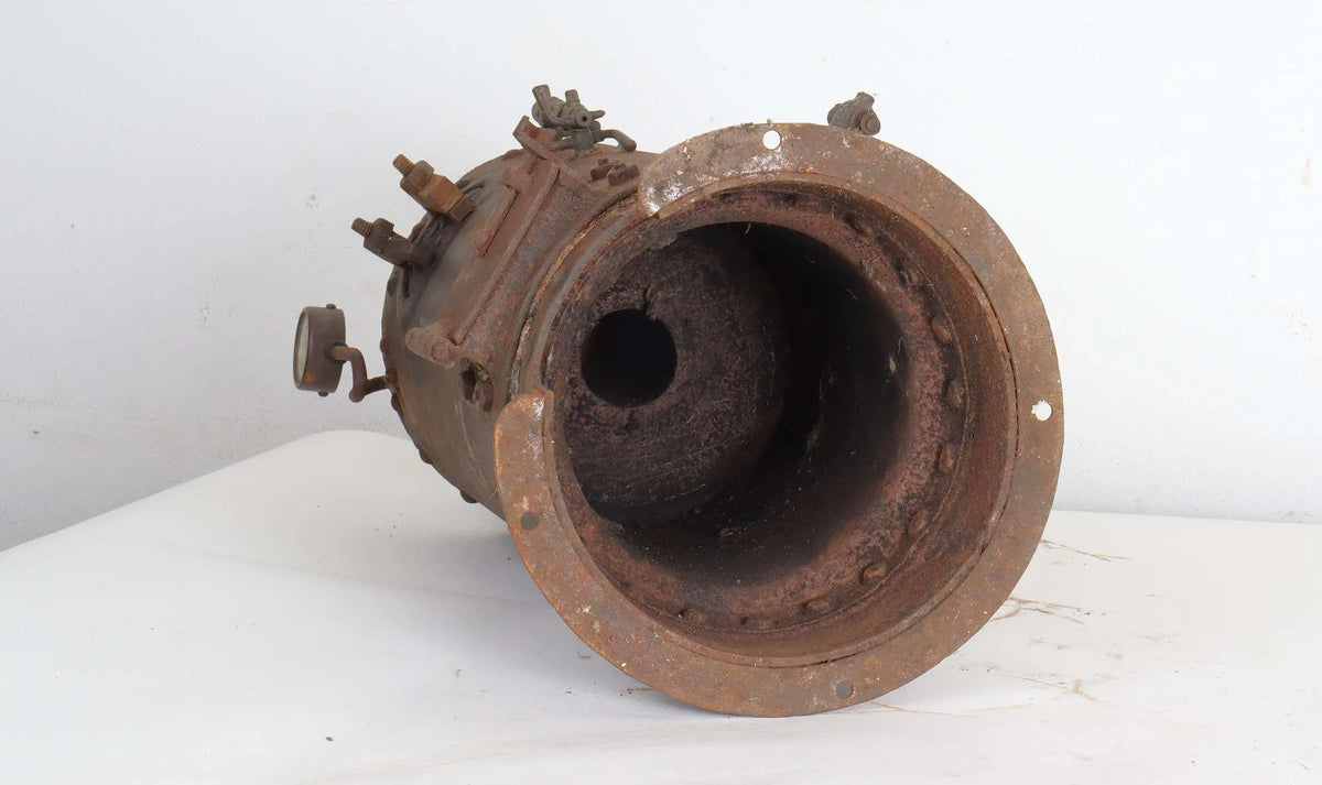 Rivetted steel vertical boiler