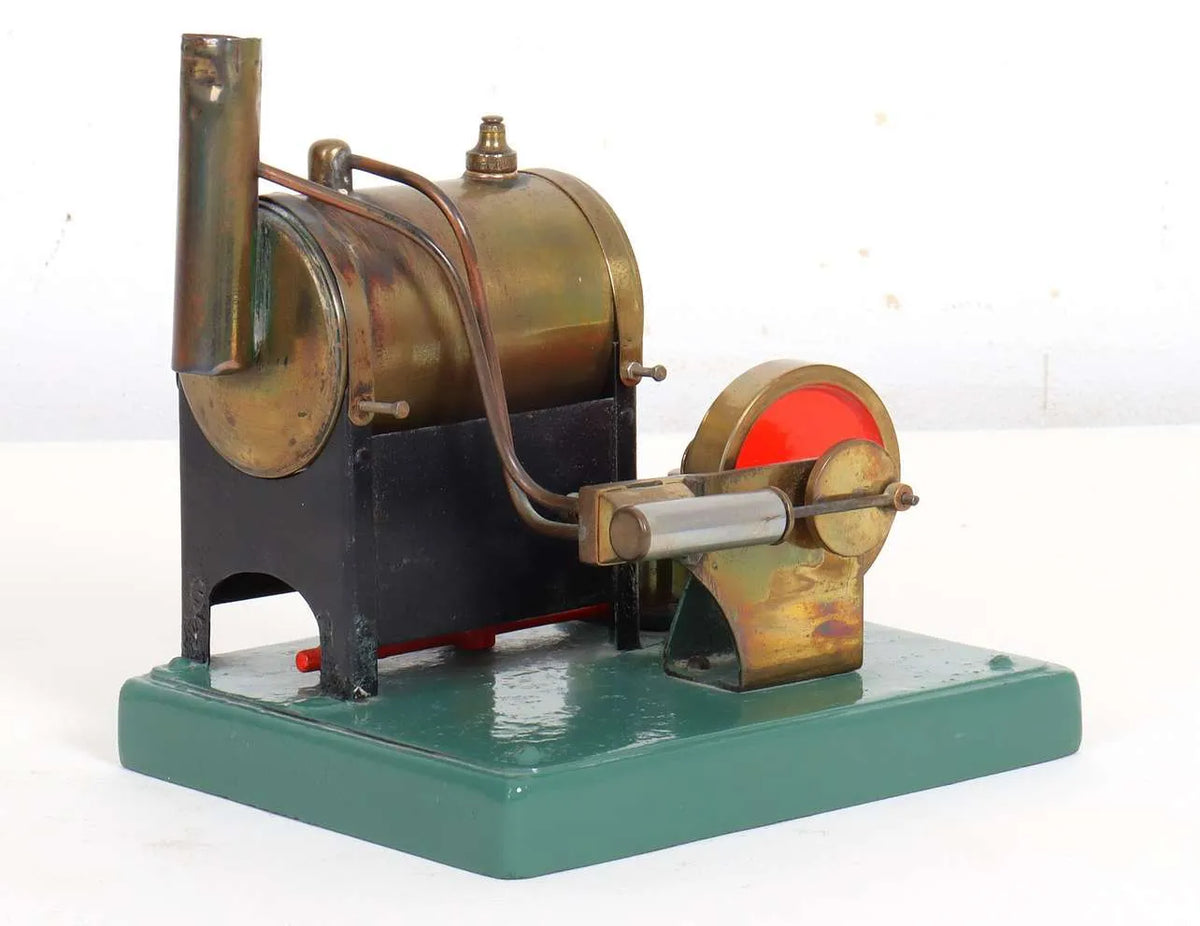 Oscillating engine with spirit-fired boiler
