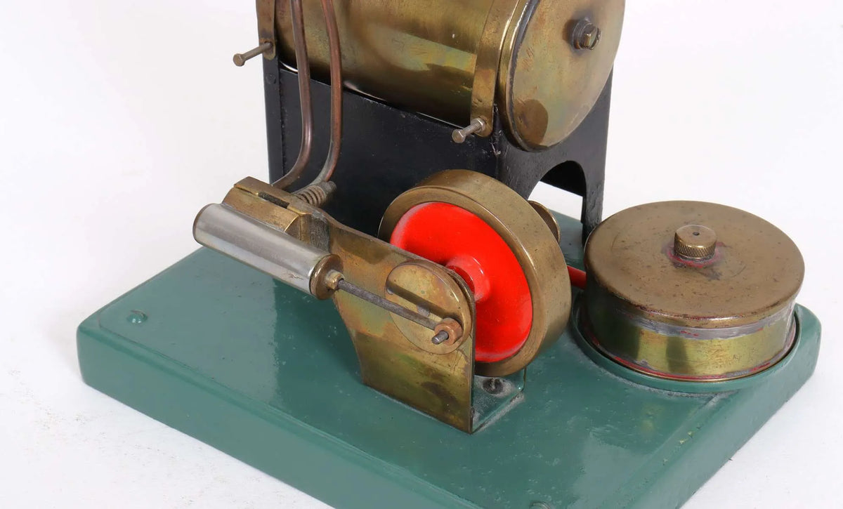 Oscillating engine with spirit-fired boiler