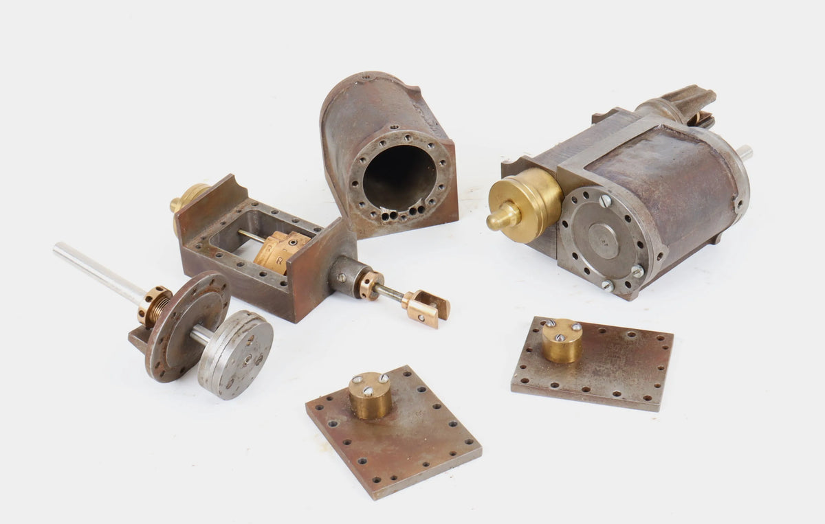 Pair 5 inch gauge cylinder assemblies