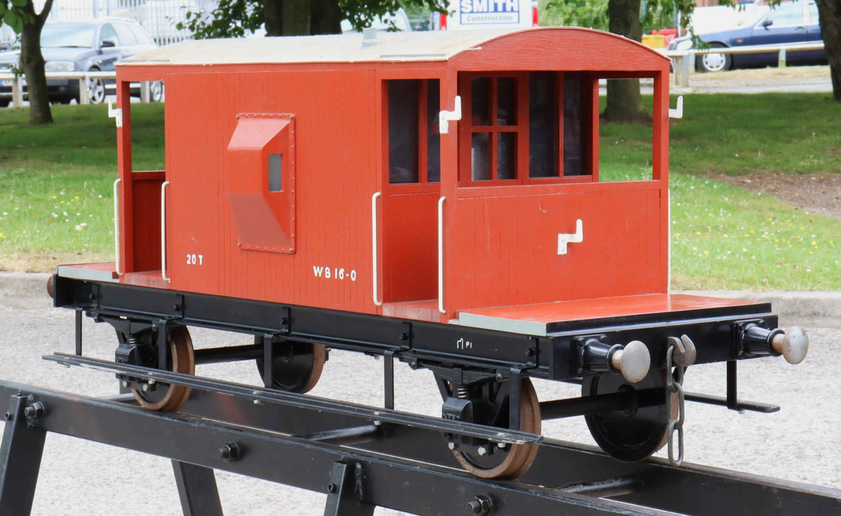 7 1/4 inch gauge BR/LNER 20T brake van