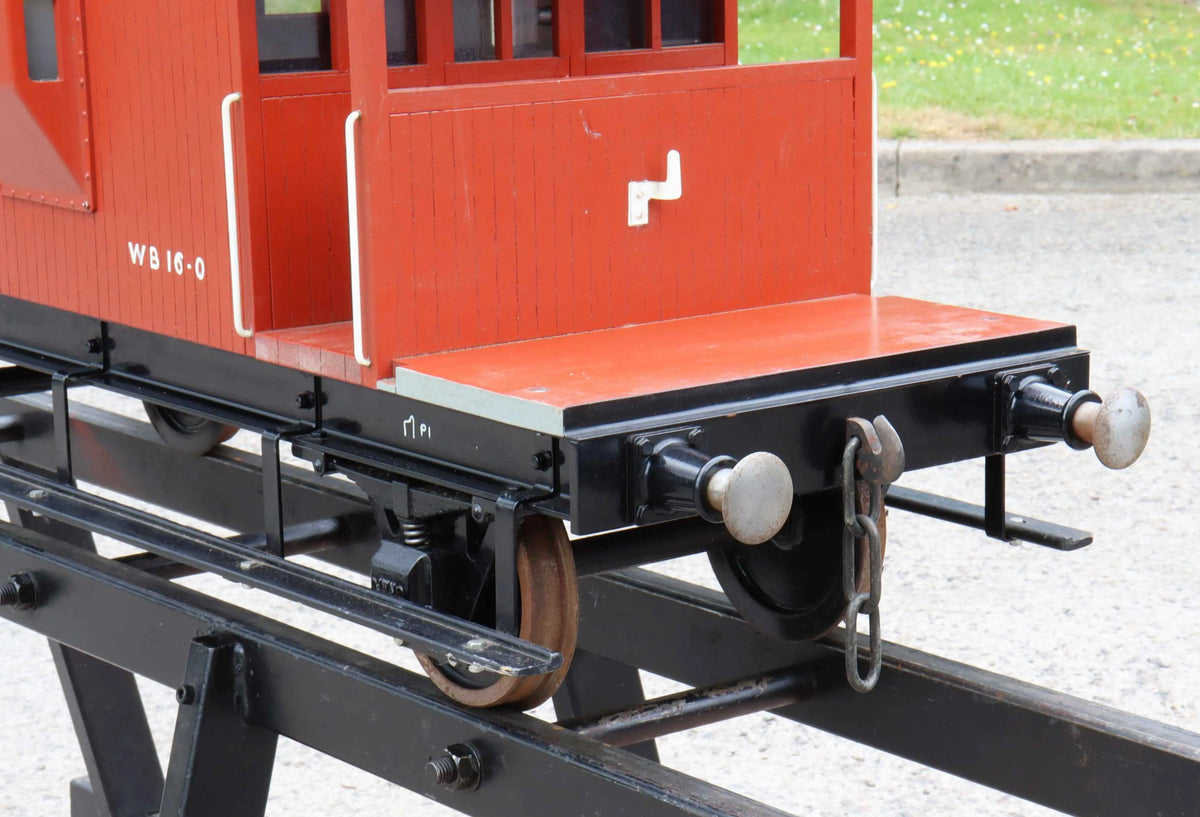 7 1/4 inch gauge BR/LNER 20T brake van