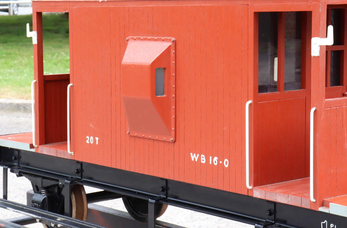 7 1/4 inch gauge BR/LNER 20T brake van