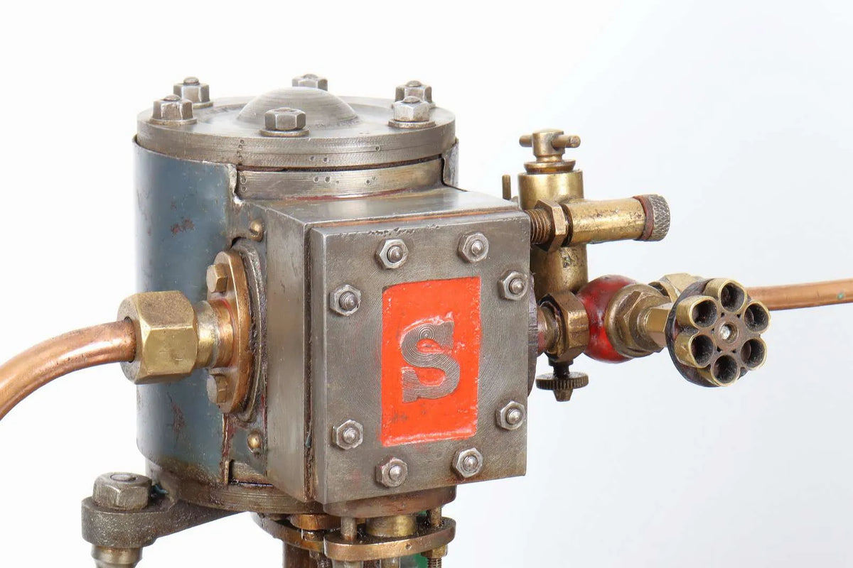 Stuart No.1 with vertical boiler on iron-wheeled trolley