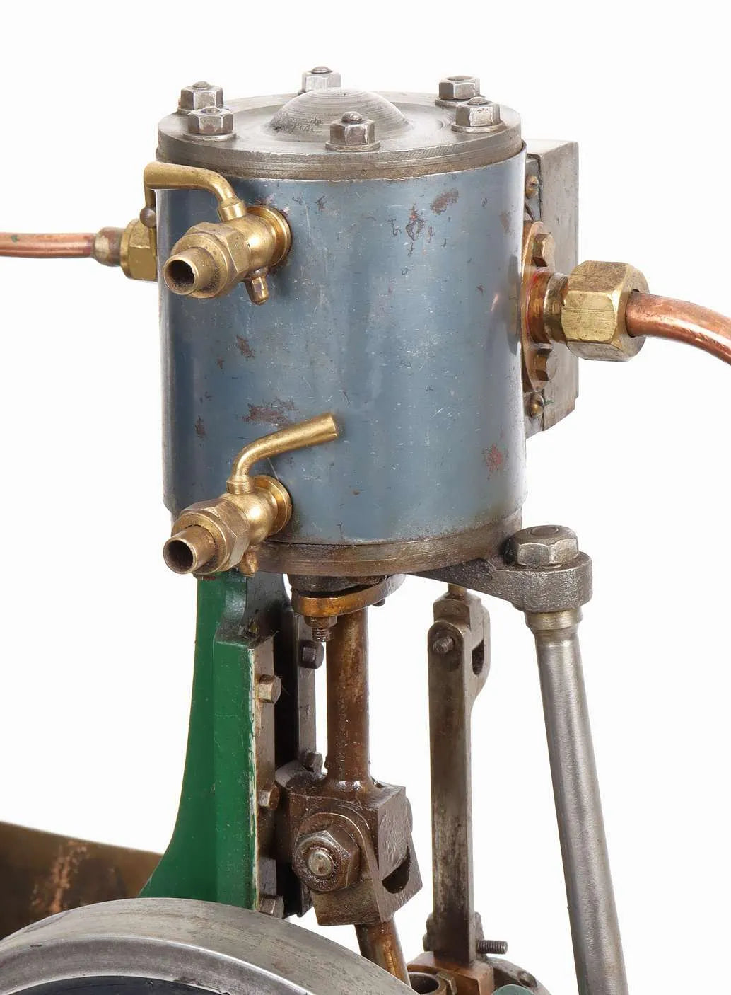 Stuart No.1 with vertical boiler on iron-wheeled trolley