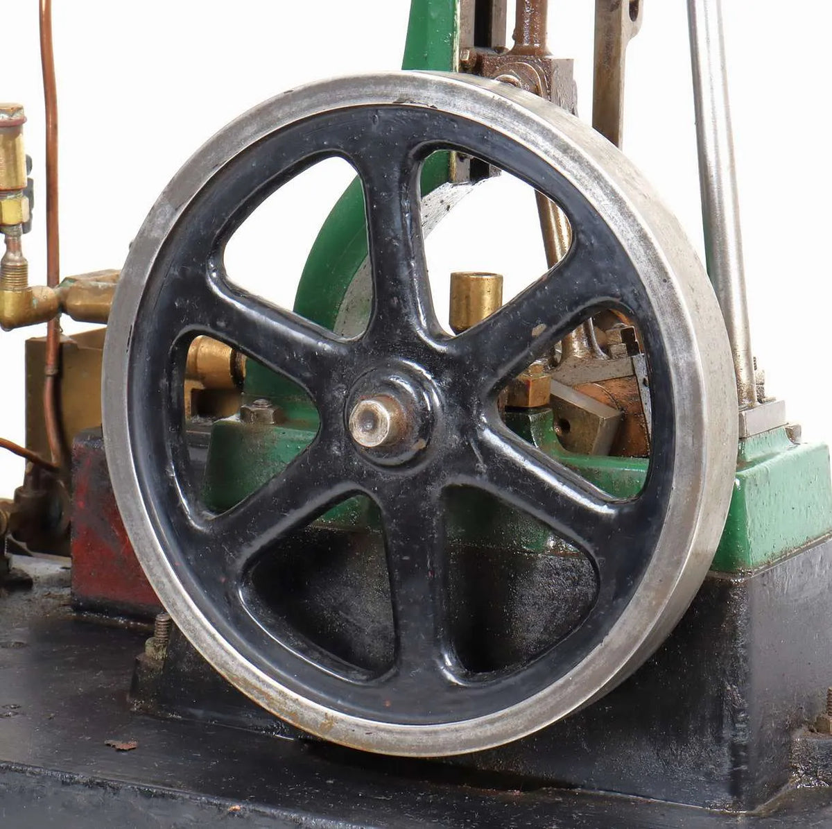 Stuart No.1 with vertical boiler on iron-wheeled trolley
