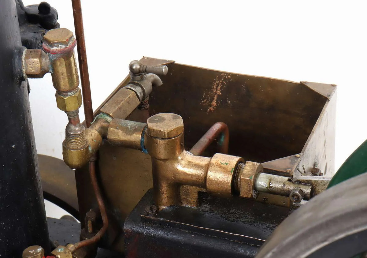 Stuart No.1 with vertical boiler on iron-wheeled trolley