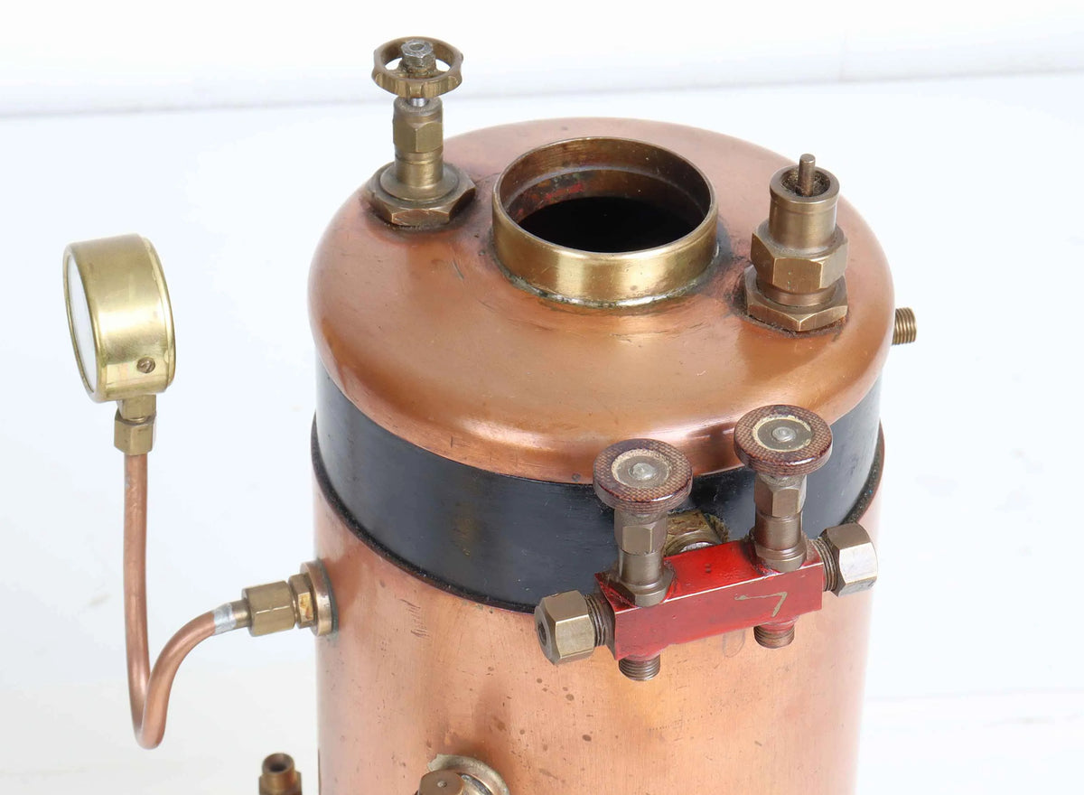 Small vertical boiler