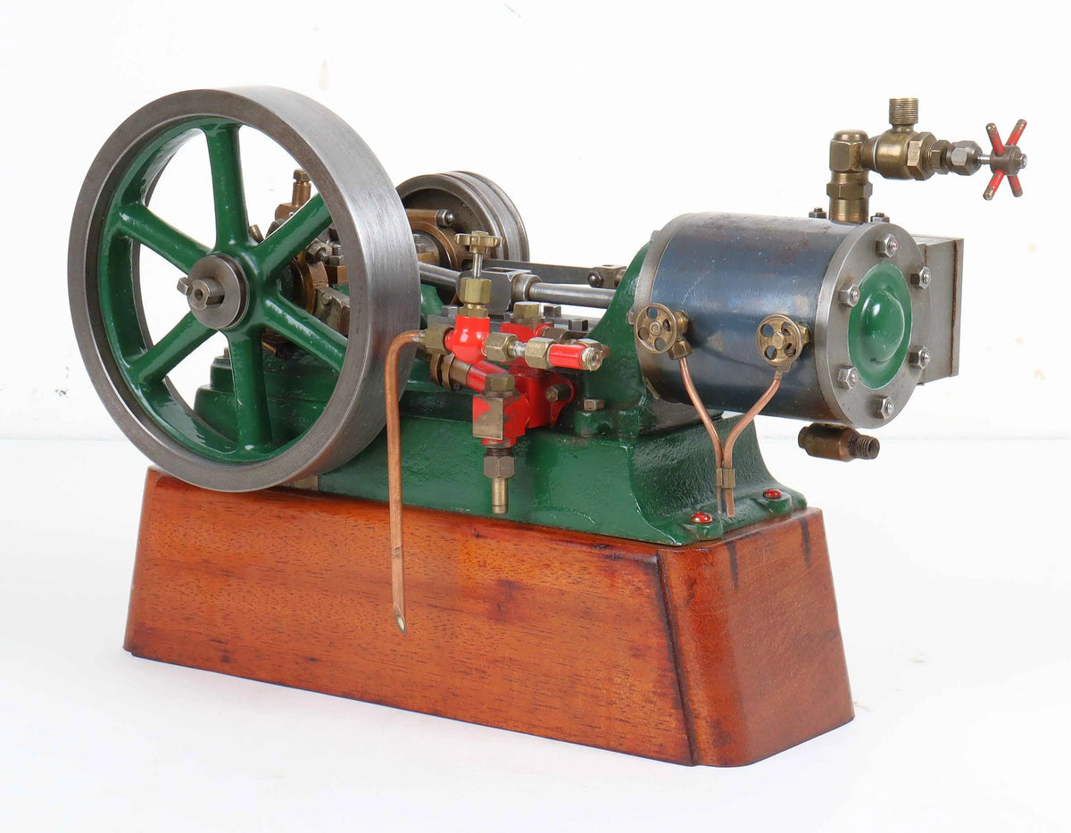 Stuart No.9 horizontal mill engine with boiler feed pump