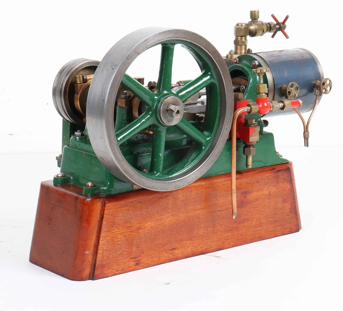 Stuart No.9 horizontal mill engine with boiler feed pump