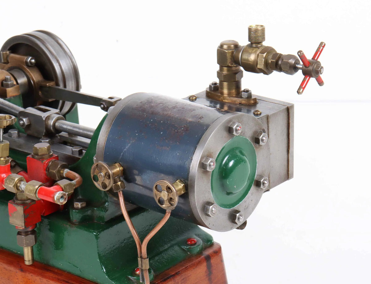 Stuart No.9 horizontal mill engine with boiler feed pump