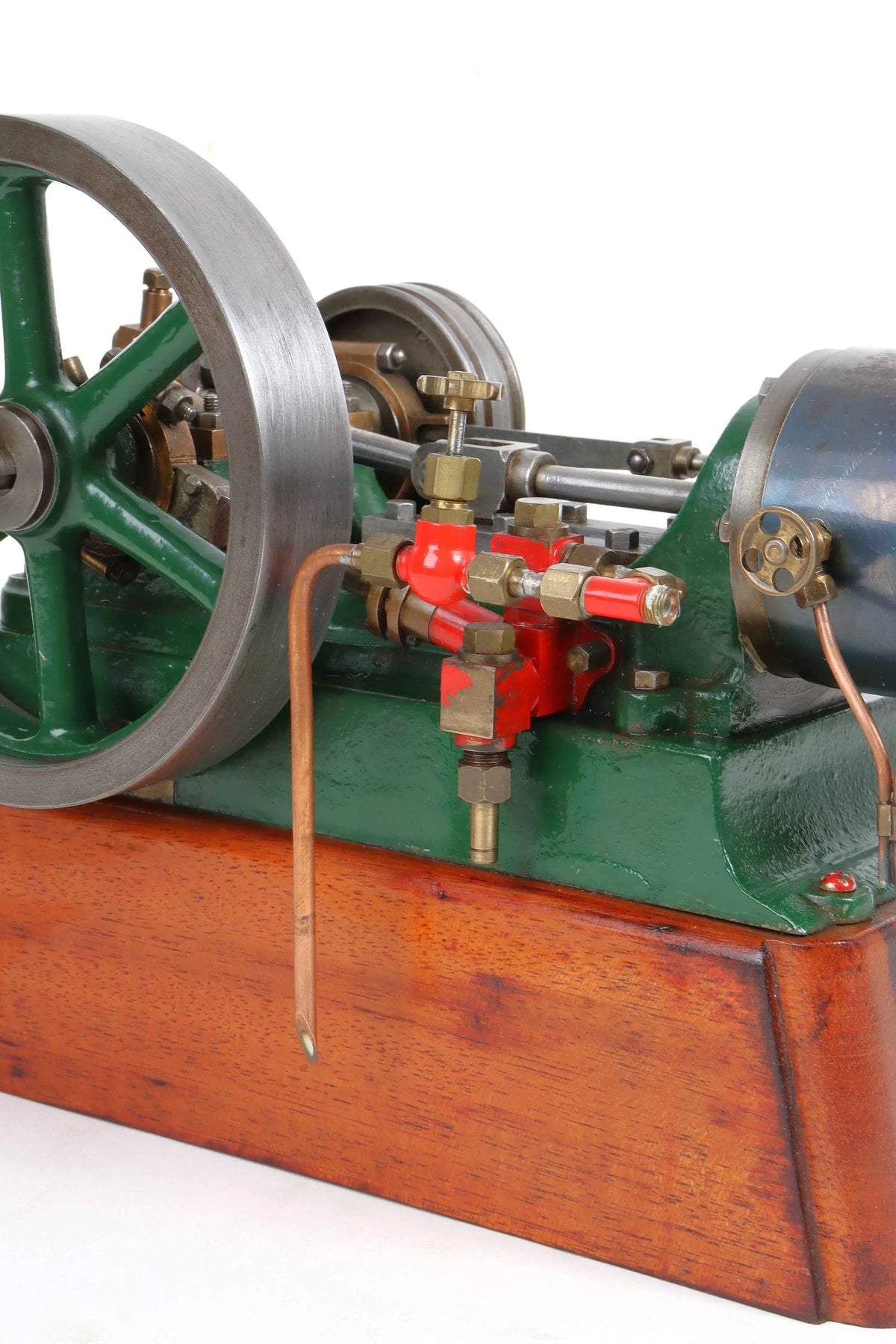Stuart No.9 horizontal mill engine with boiler feed pump