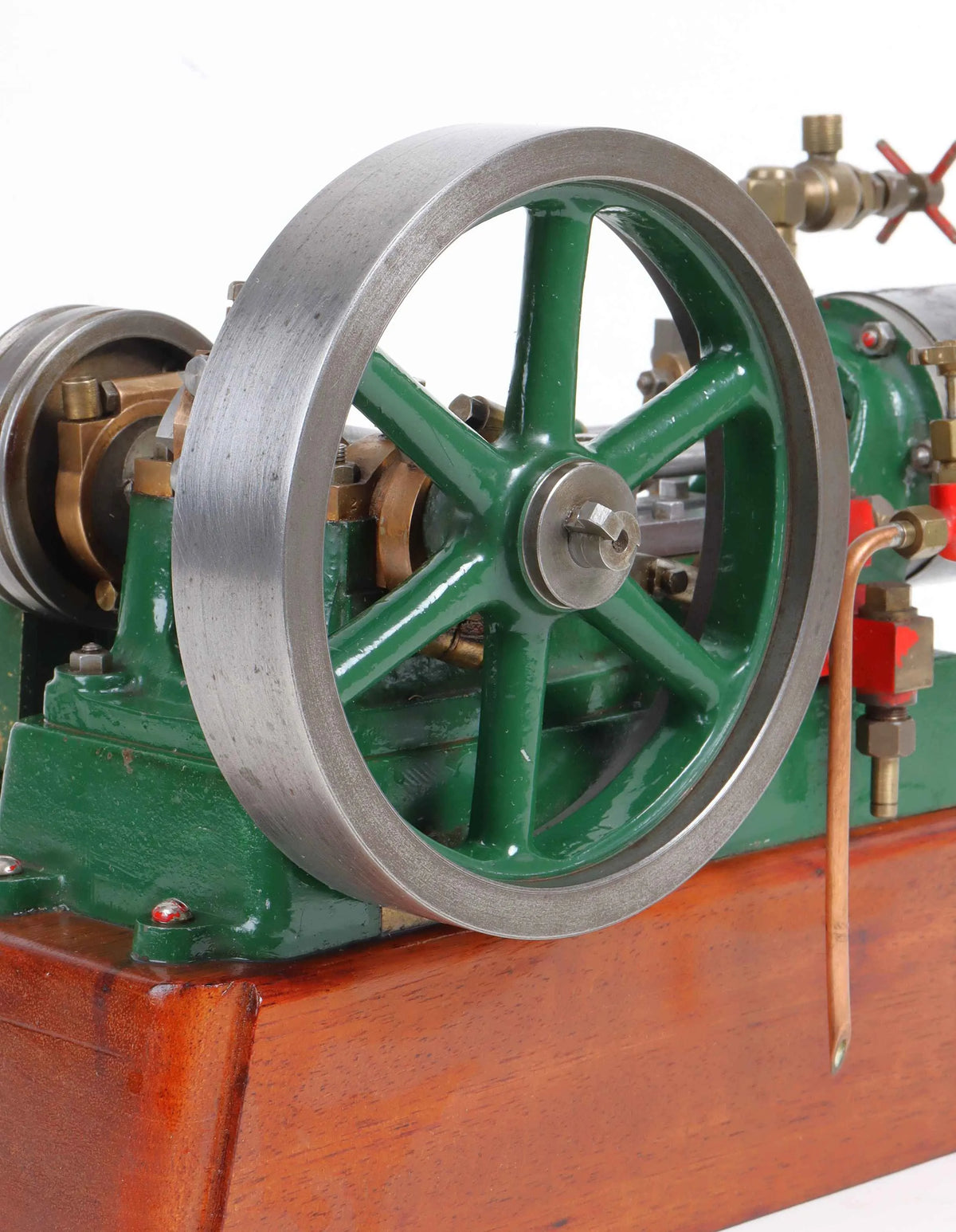 Stuart No.9 horizontal mill engine with boiler feed pump